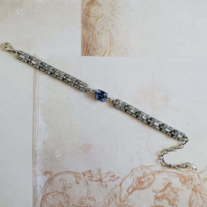 Vintage Romance Rhinestone Wedding Bracelet
