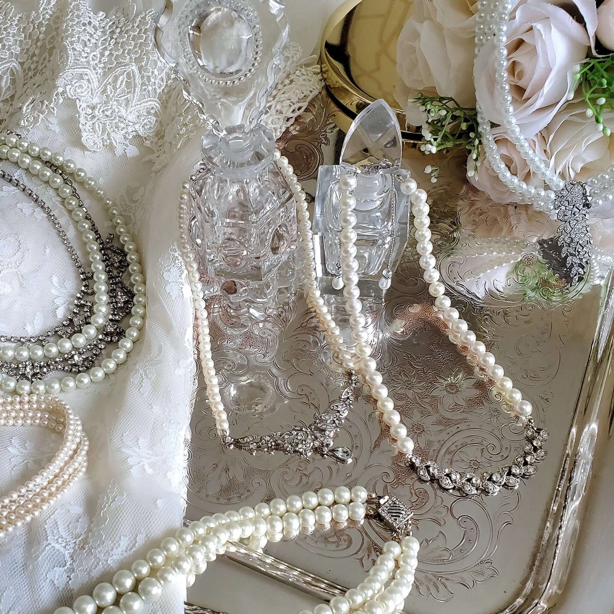 Collection of Bridal Pearl Necklaces