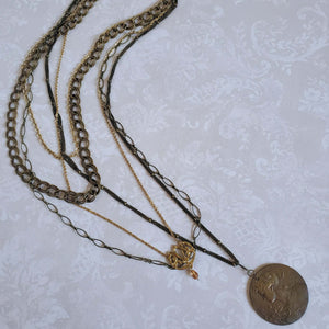 Five Strand Long Necklace