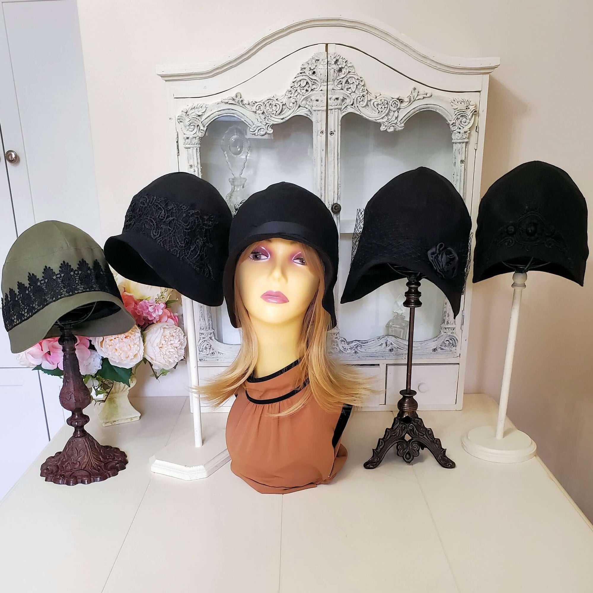 Cloche Hat Collection Romance and Ruin