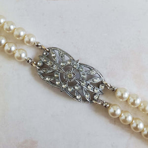 Dainty Pearl Bridal Bracelet