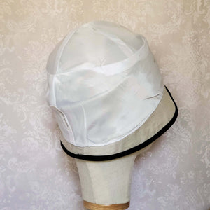 Fully Lined Hat in White Acetate Lining