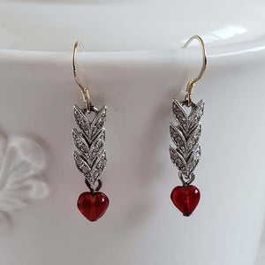 Romantic Vintage Heart Earrings