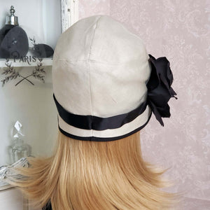 Rear View of Cloche Hat