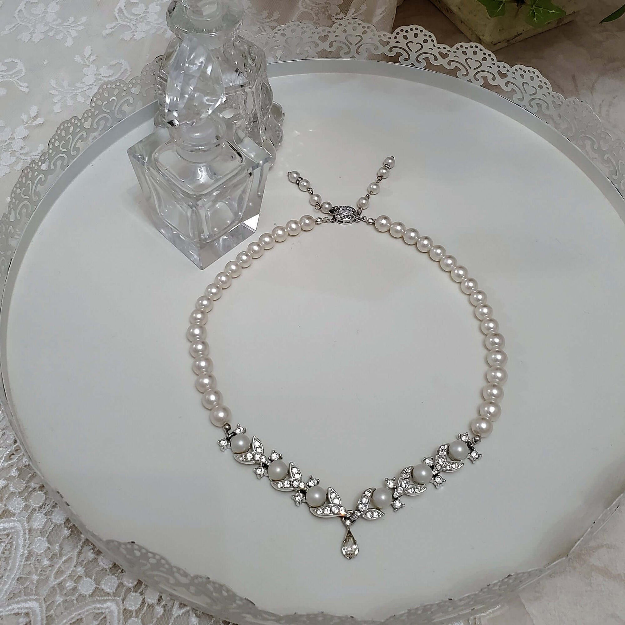 Reimagined Vintage Pearl Necklace