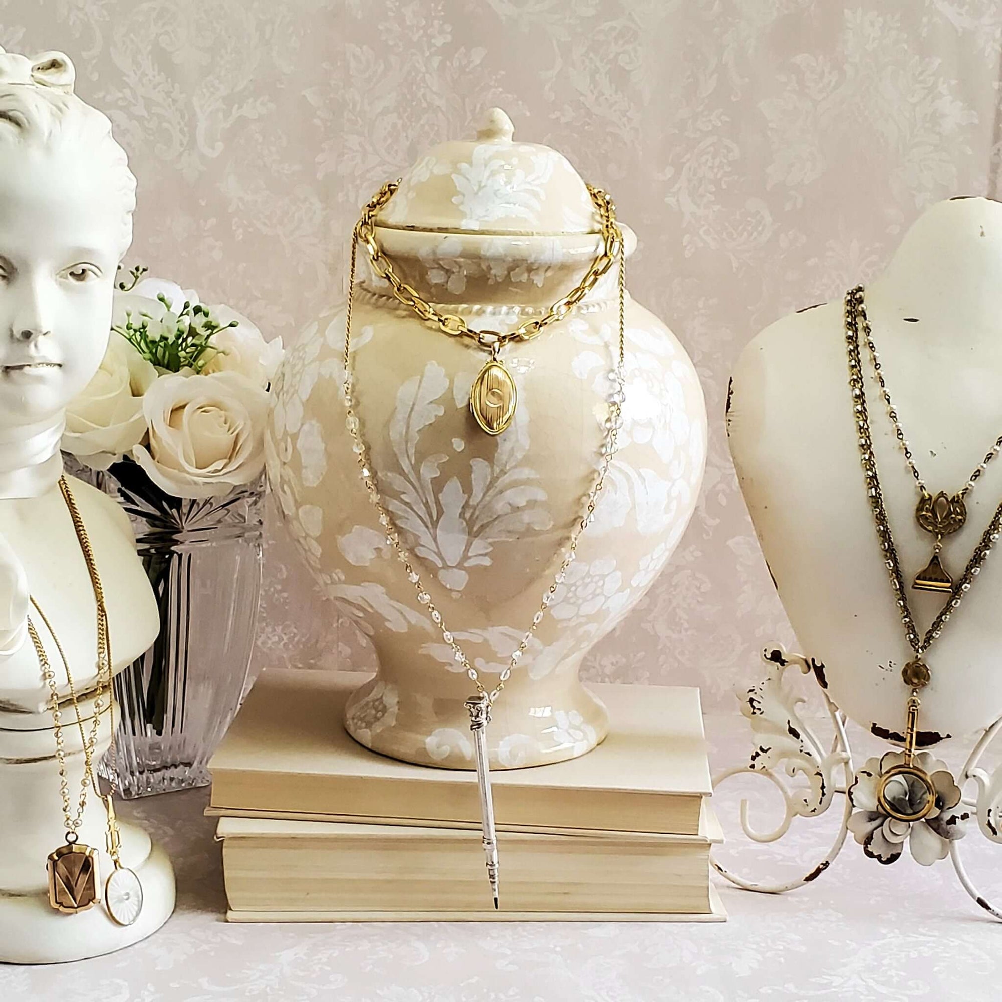 Repurposed Vintage and Antique Necklaces