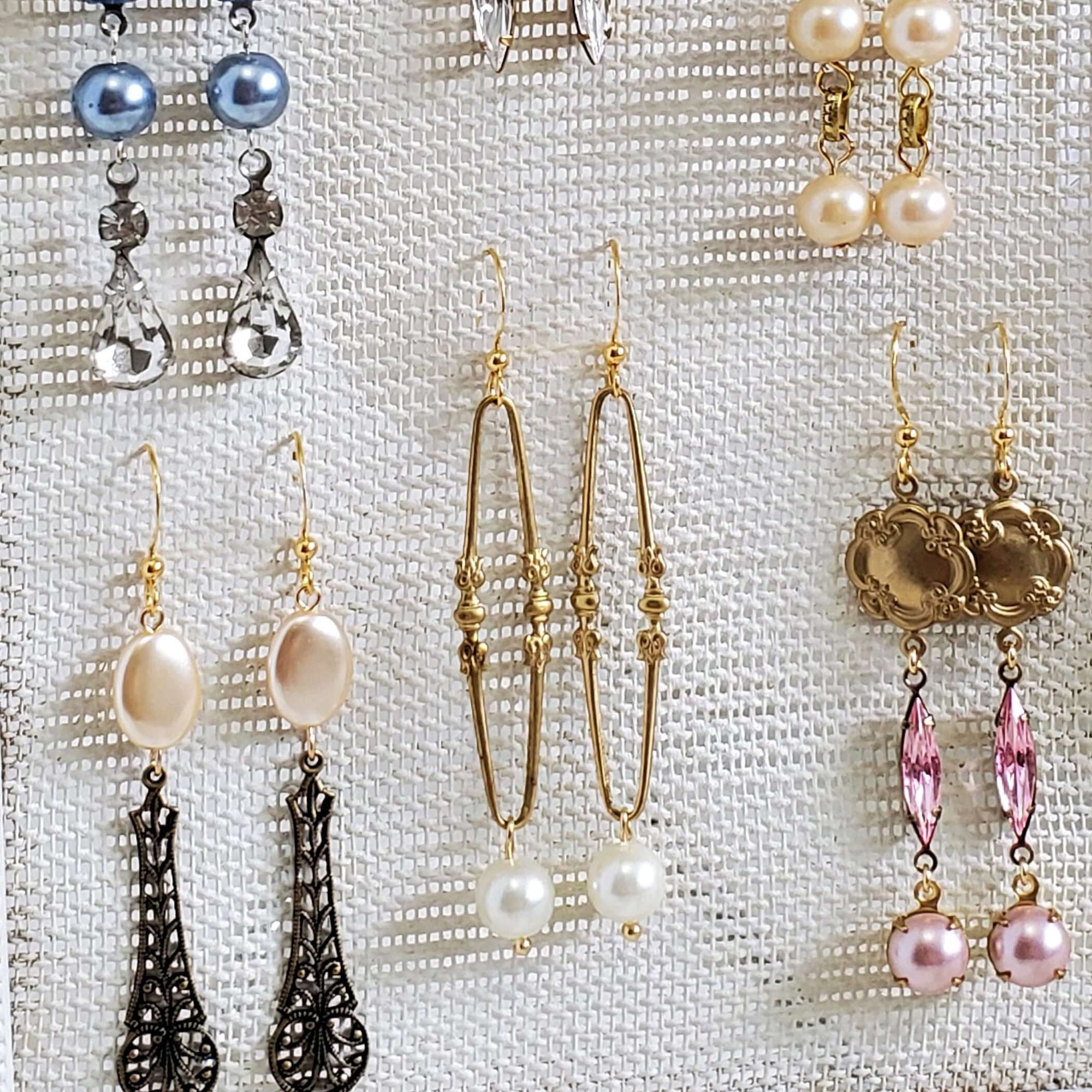 Repurposed Pearl Earrings