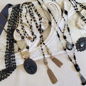 Collection of Romance and Ruin Black Necklaces