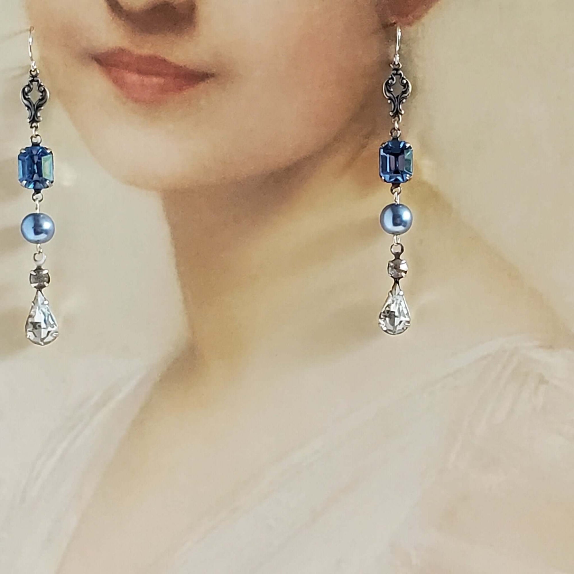 Victorian Style Bridal Earrings