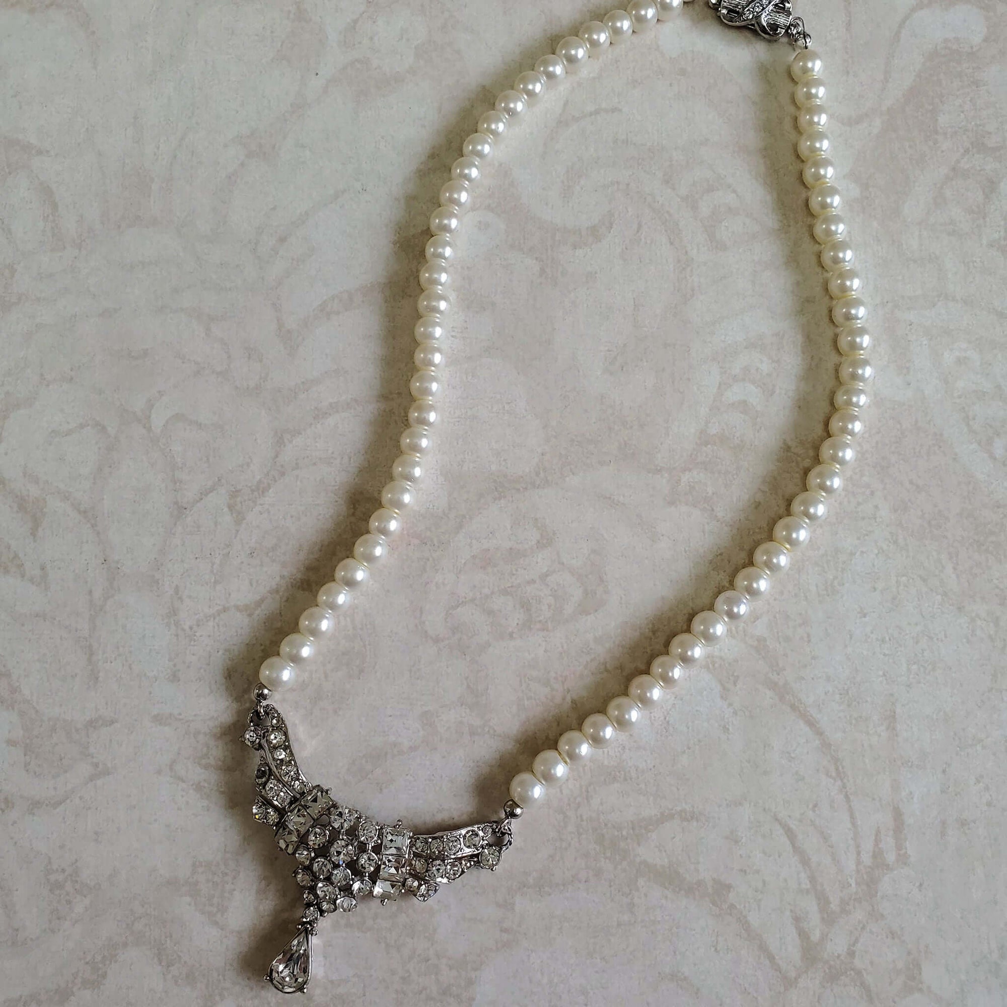Vintage Bridal Pearl Necklace