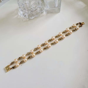 Vintage Bridal Pearl Bracelet