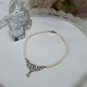 Vintage Pearl Bridal Necklace