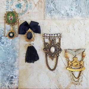 Collection of Romance and Ruin Brooches