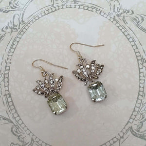 Crystal Gemstone Earrings
