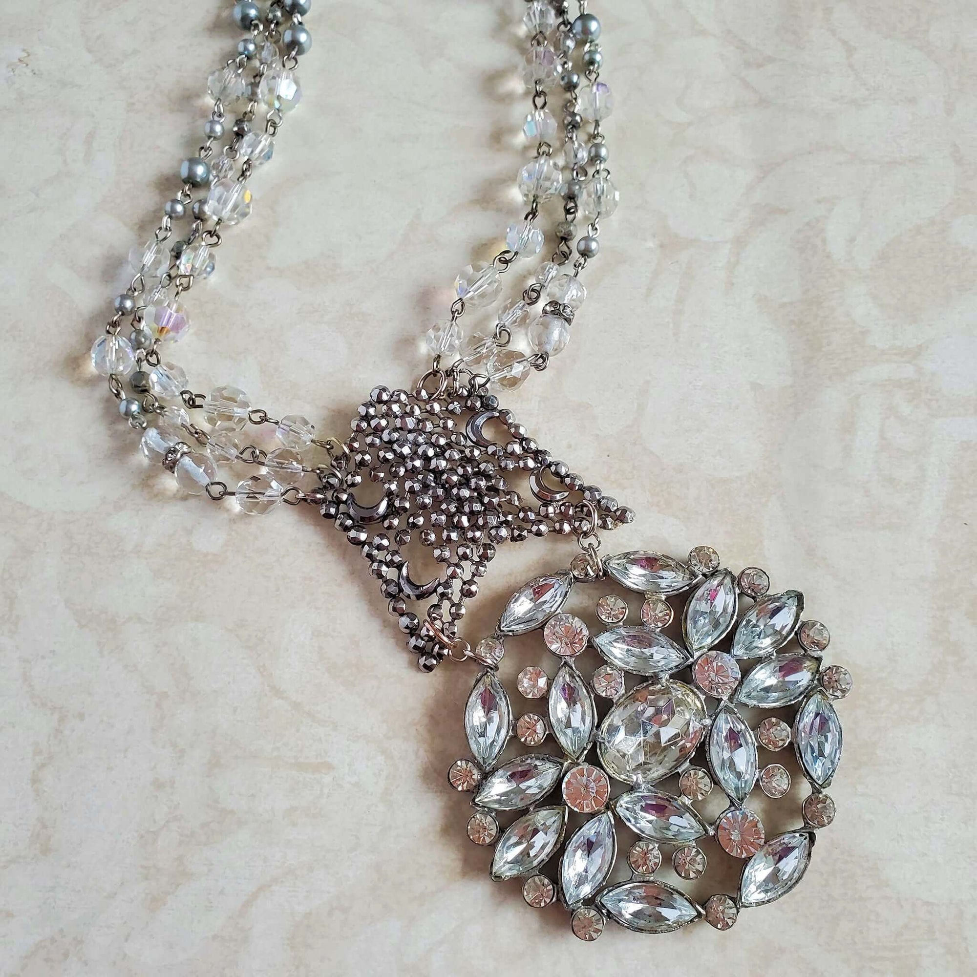 Repurposed Antique Necklace