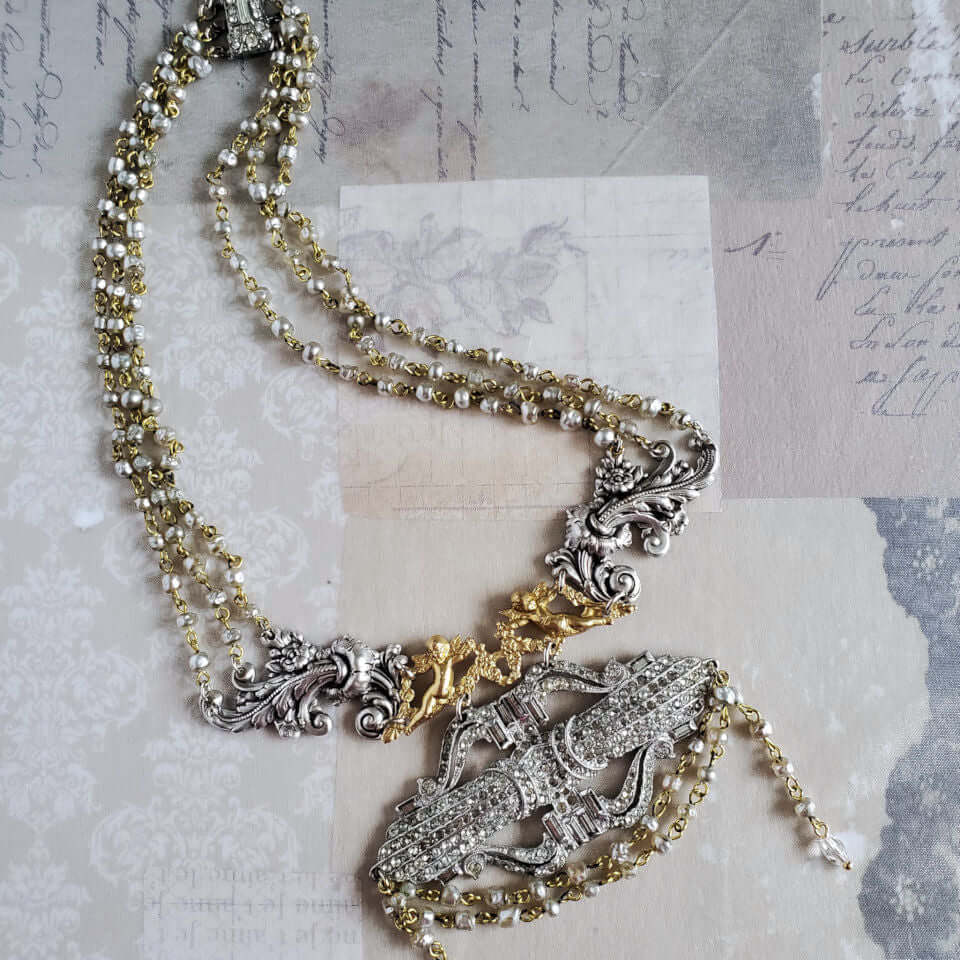 Antique Repurposed Necklace