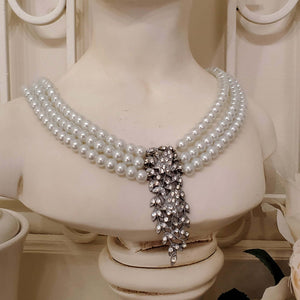 Vintage Pearl Bridal Necklace