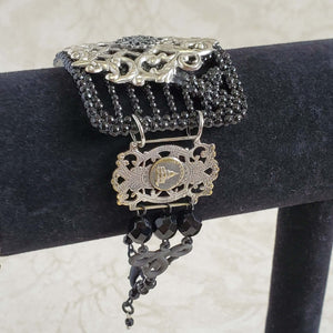 Vintage French Inspired Cuff Bracelet