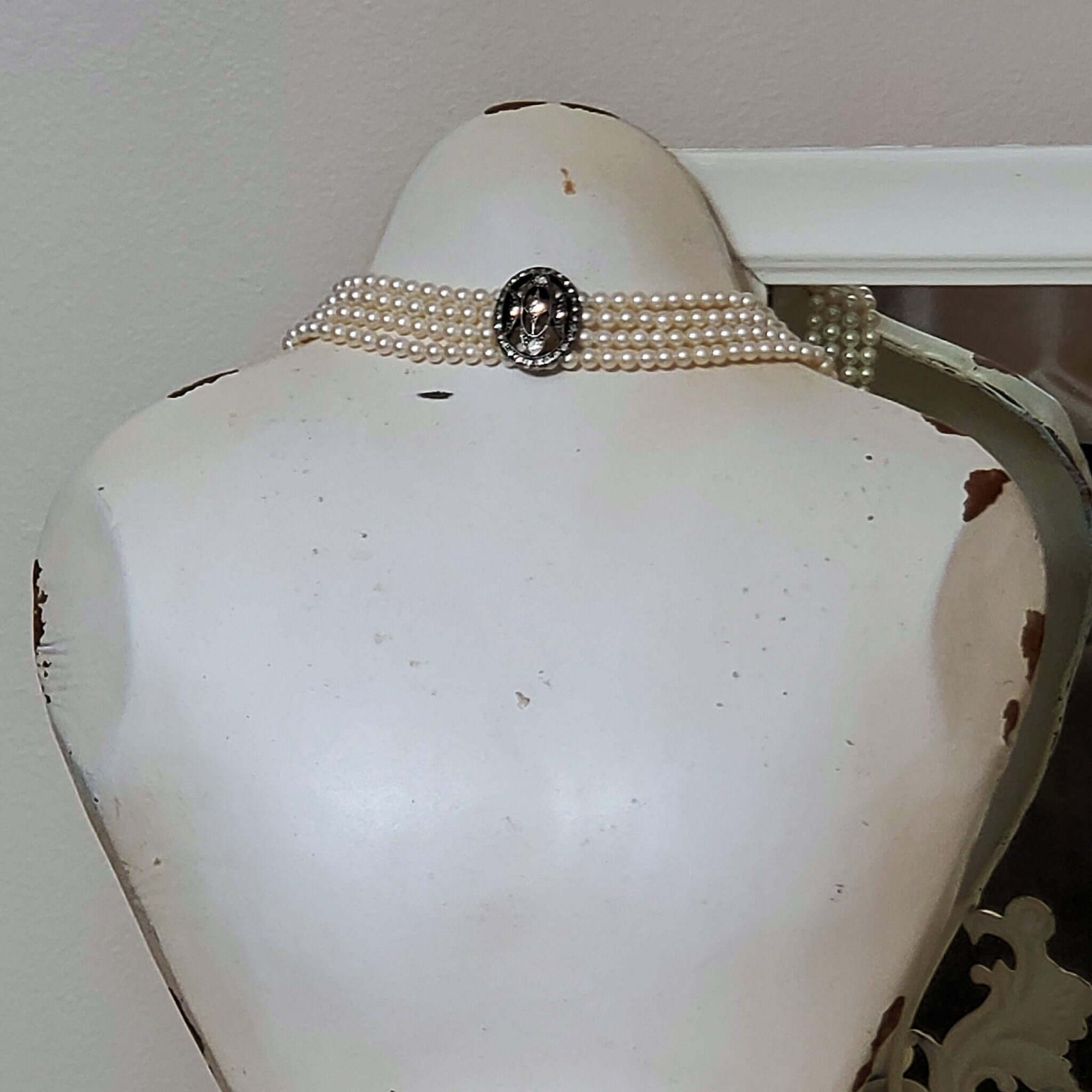 Vintage Art Deco Style Bridal Necklace