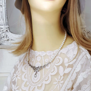 Repurposed Vintage Pearl Necklace