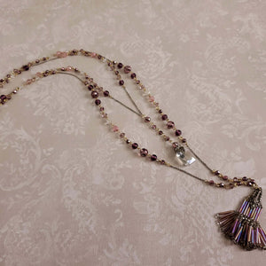 Vintage Art Deco Tassel Necklace